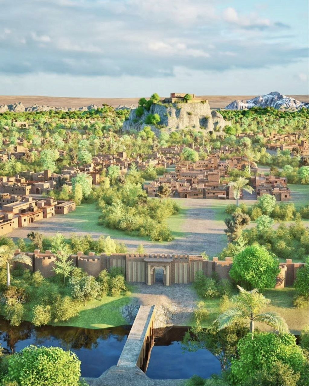 نخستین شهر دایرهای جهان در ایران | شهری به قدمت بیش از ۲ هزار سال + تصاویر