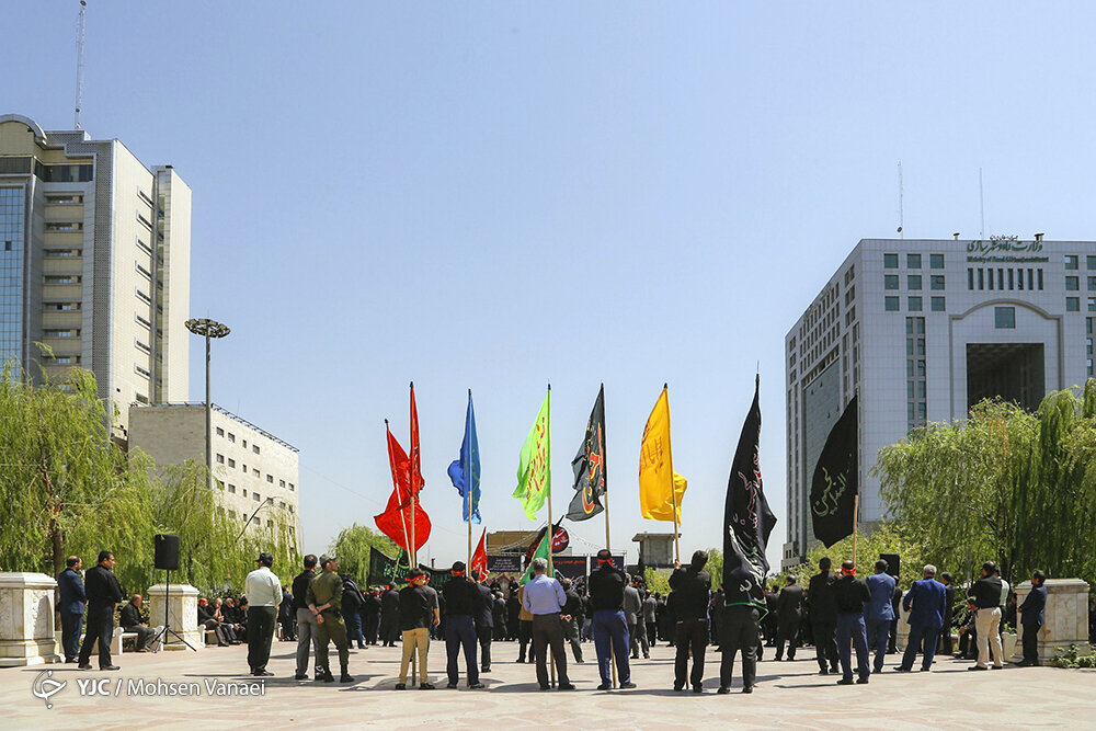 عزاداری در بوستا مشاهیر