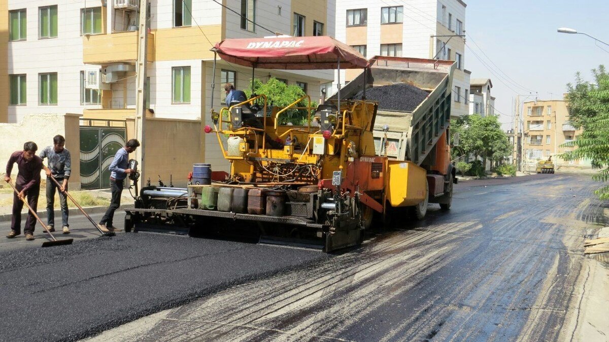 آسفالت خیابان های منطقه 11 تهران