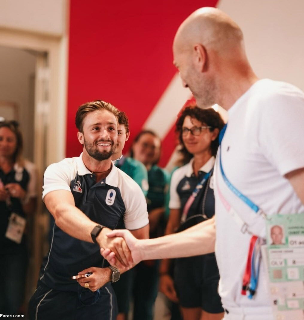 زینالدین زیدان دهکده المپیک را به هم ریخت | تصاویر