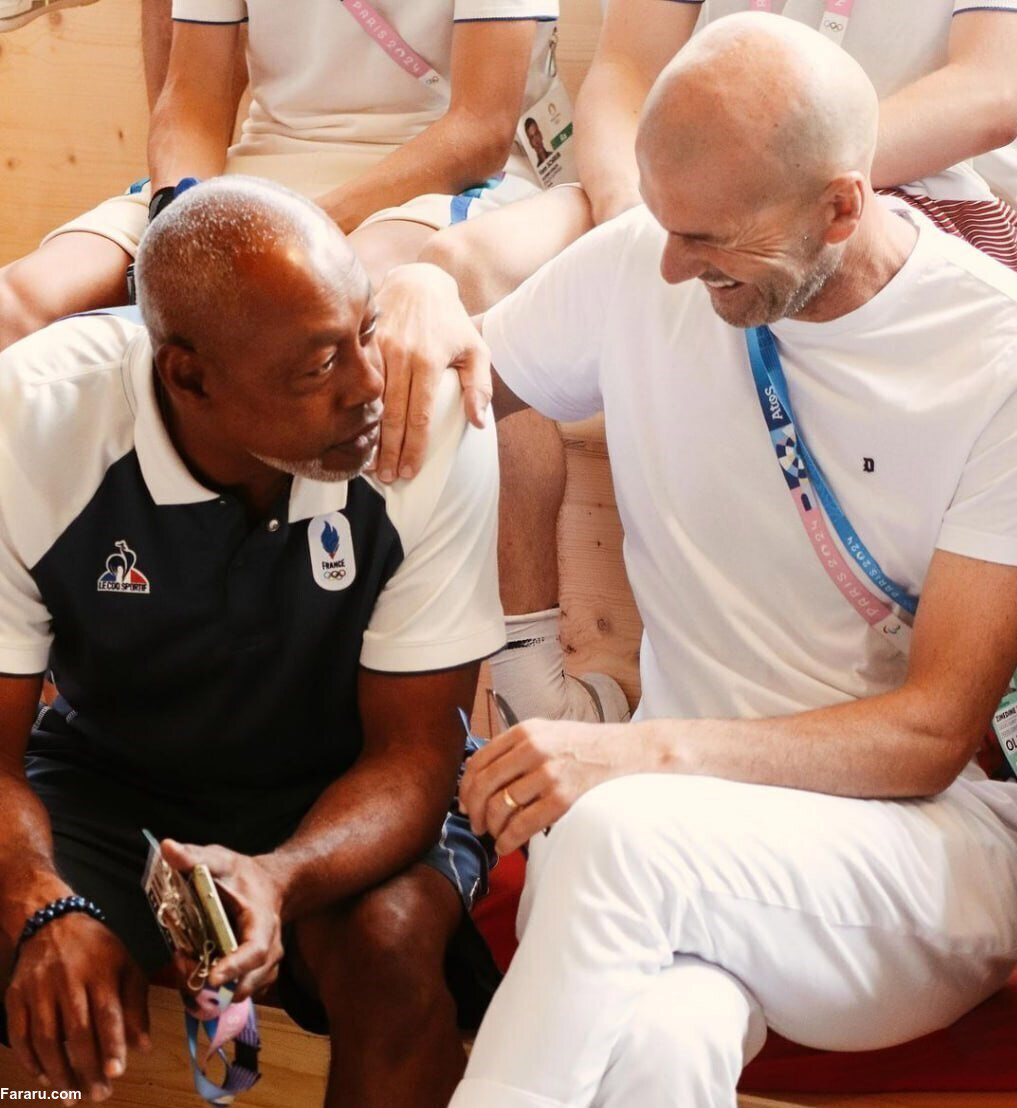 زینالدین زیدان دهکده المپیک را به هم ریخت | تصاویر