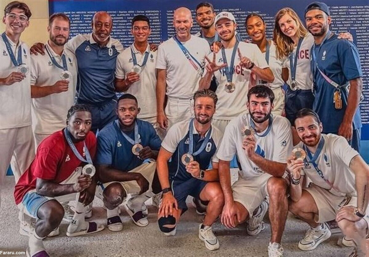 زینالدین زیدان دهکده المپیک را به هم ریخت | تصاویر