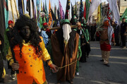 استقبال و پذیرایی از کاروان پیاده روی اربعین در رامشیر استان خوزستان | تصاویر
