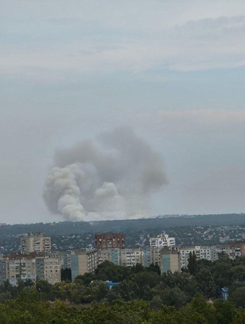 حمله اوکراین به لوهانسک با ۸ موشک «آتکماس» و ۴ موشک «سایه طوفان» | تصاویر