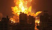 لحظه منفجرشدن محل استقرار نیروهای اسرائیلی  | ویدئو