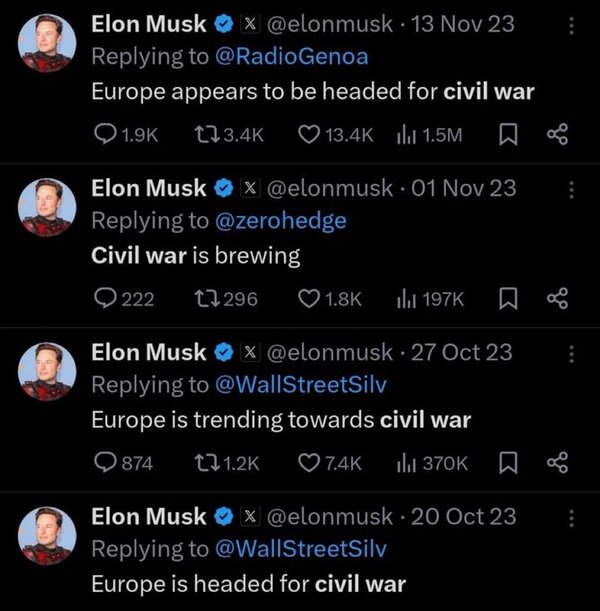 توئیت های ایلان ماسک