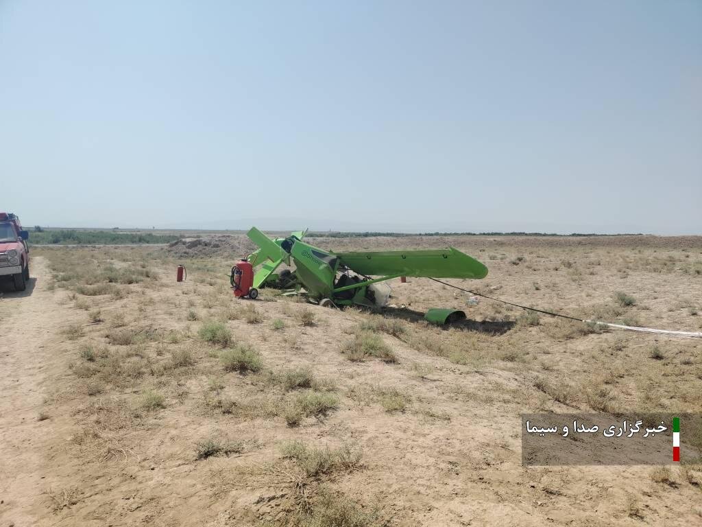 سقوط هواپیمای آموزشی