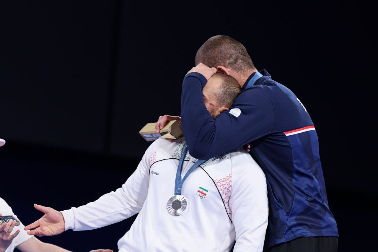 رفتار صمیمانه پتریاشویلی با امیرحسین زارع پس از فینال جنجالی | تصاویر