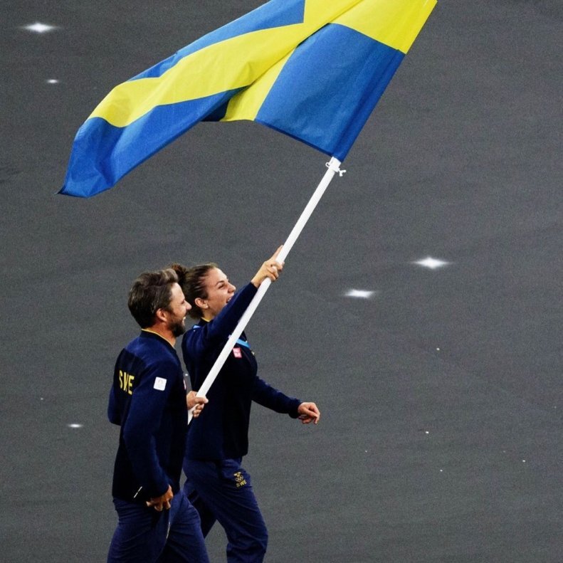 دختر ایرانی پرچمدار سوئدیها در المپیک شد + عکس