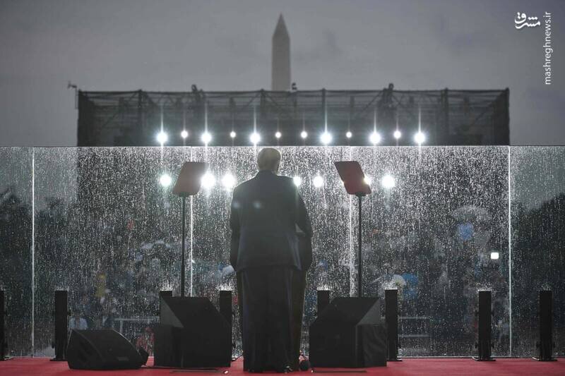 برنامهٔ سرویس مخفیِ آمریکا برای محافظت از ترامپ با شیشهٔ ضدگلوله