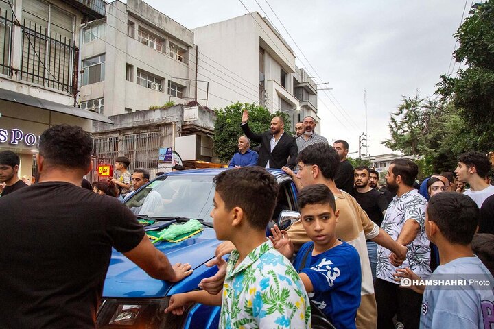 استقبال بی نظیر از امیرحسین زارع در زادگاهش | تصاویر