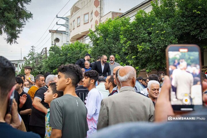 استقبال بی نظیر از امیرحسین زارع در زادگاهش | تصاویر