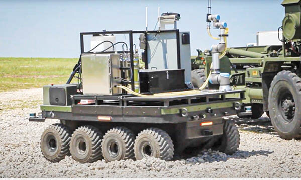 عکس | روباتی برای پاکسازی آلودگیهای شیمیایی