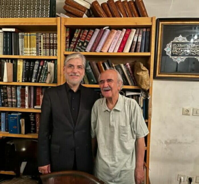 وزیر علوم به دیدار استاد شفیعیکدکنی رفت | تصاویر