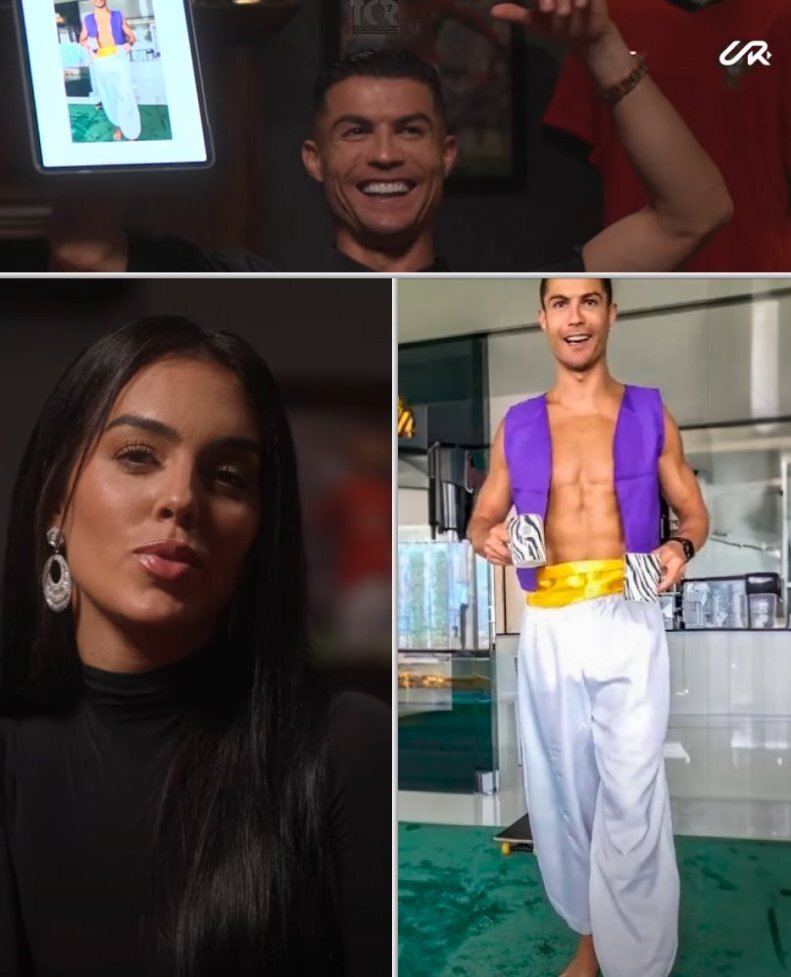 سرگرمی جدید رونالدو: علاالدین و غول چراغ! | تصاویر