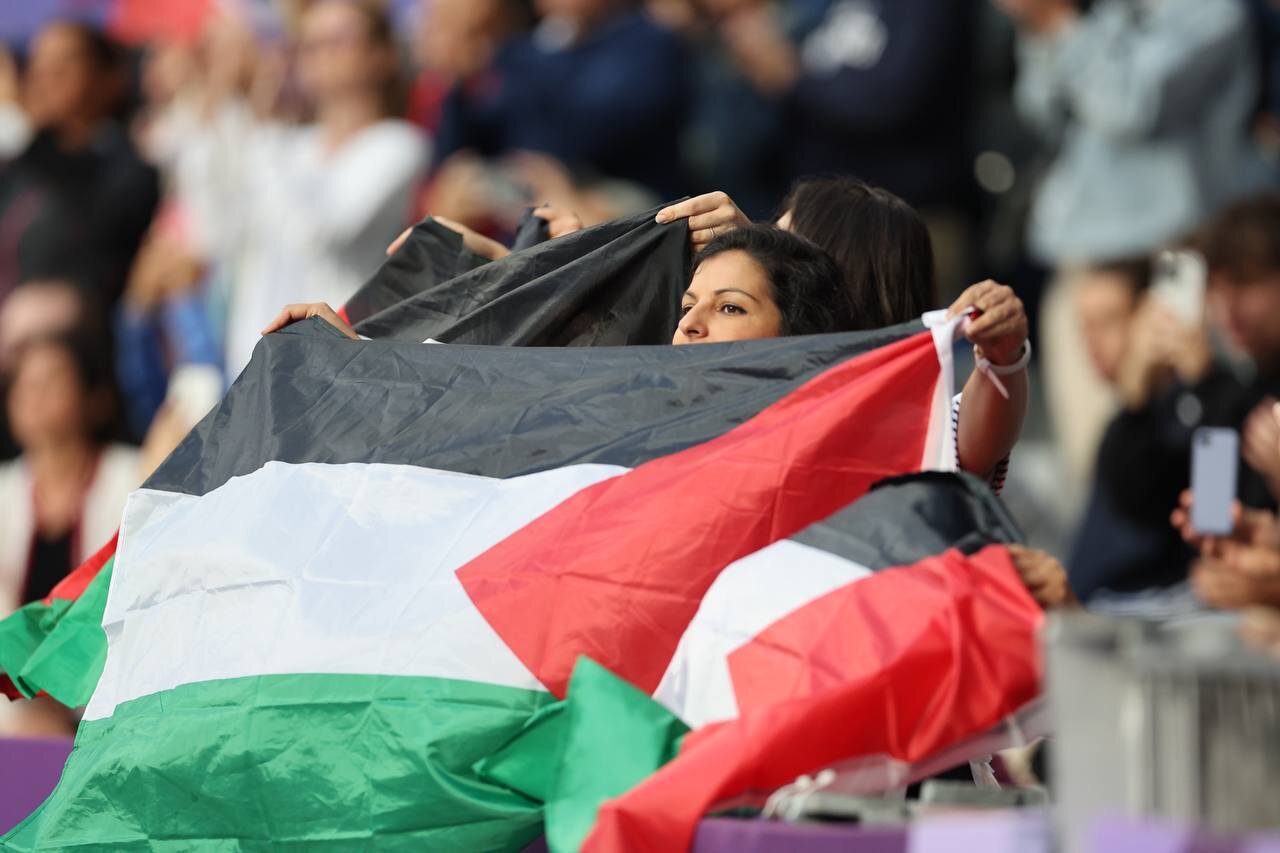 اهتزاز پرچم فلسطین در بازی های پارالمپیک | تصاویر