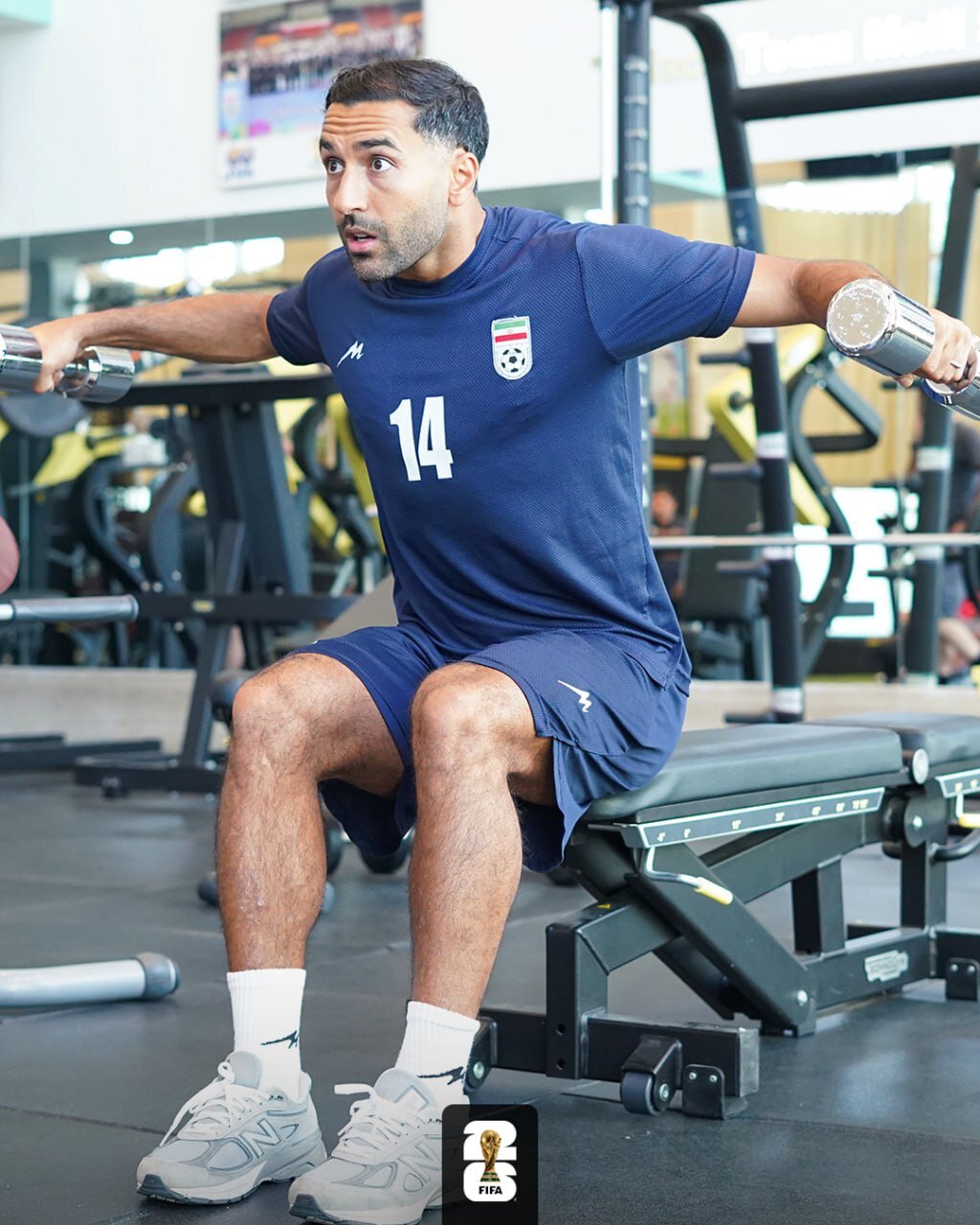 تصاویری از تازه ترین تمرین تیم ملی فوتبال ایران