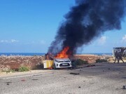 حملۀ پهپادی اسرائیل به یک خودرو در لبنان | ۲ نفر به شهادت رسیدند