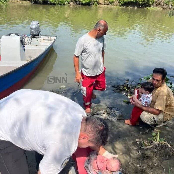 تولد نوزاد عجول در قایق امدادی هلالاحمر | ویدئو