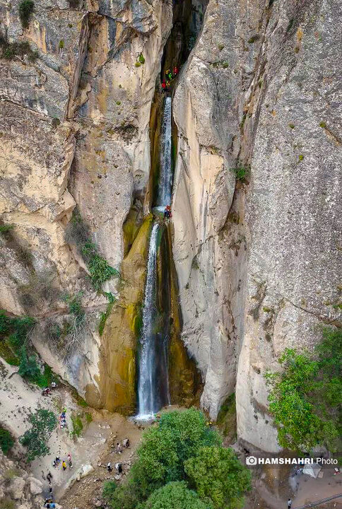 تصاویر زیبای آبشار شاهاندشت