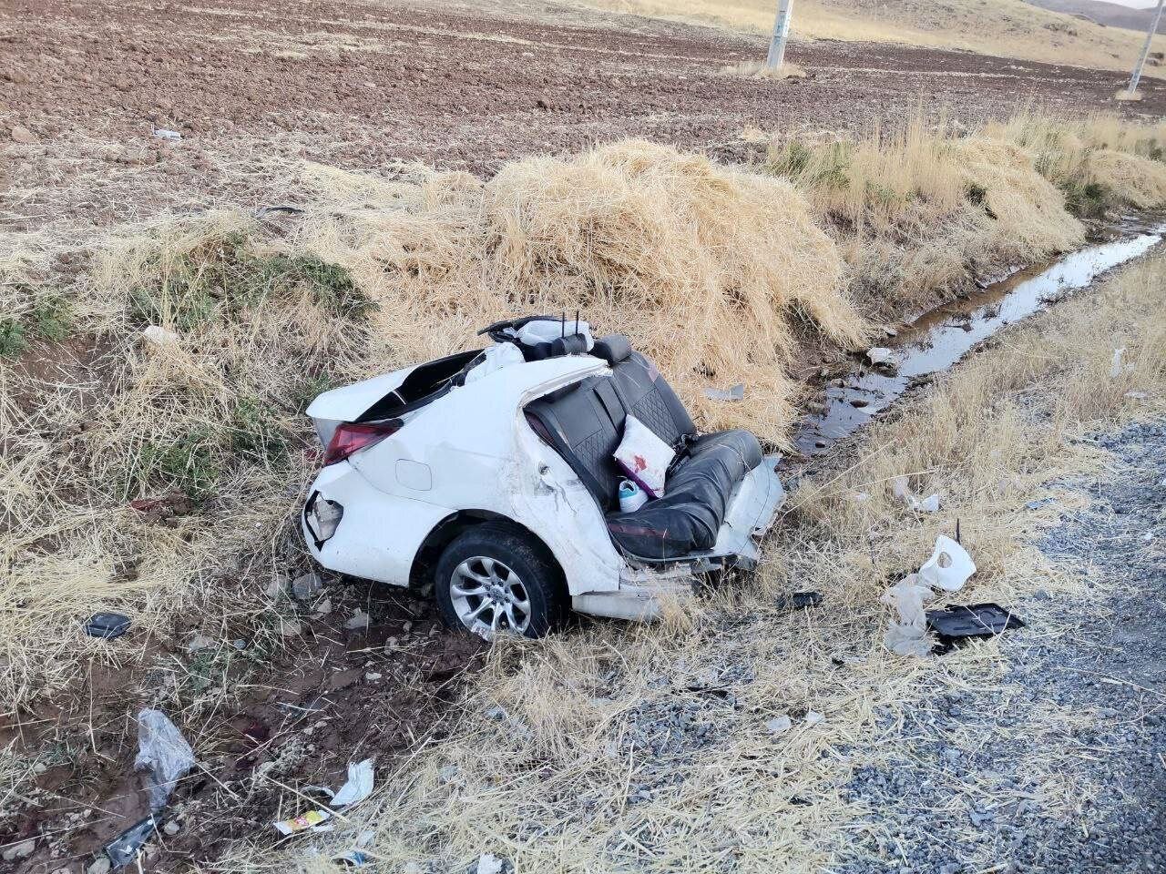  تصویری عجیب از خودروی ملی بعد از تصادف