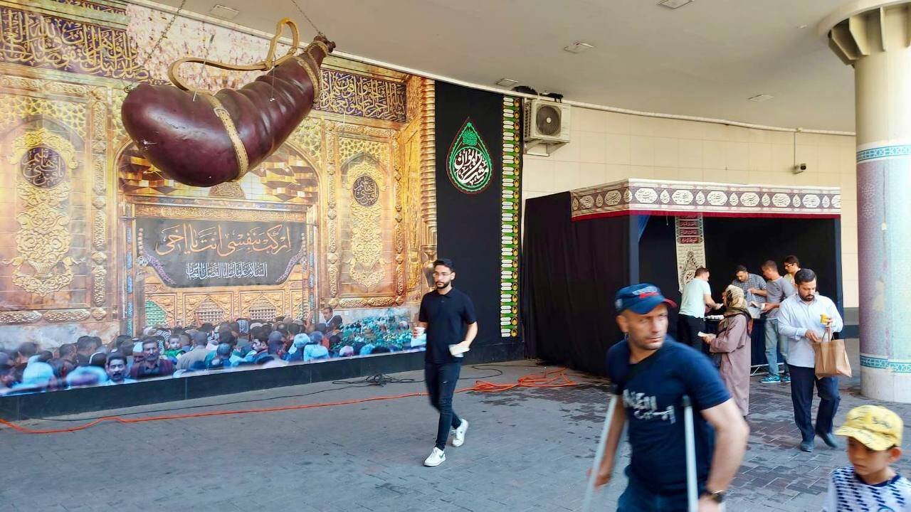 سقاخانه حضرت امالبنین(س) در ایوان انتظار