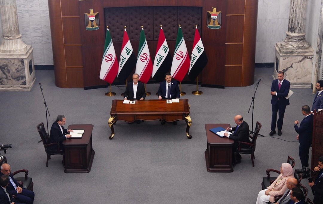 امضای ۱۴ یادداشت و تفاهمنامه میان تهران-بغداد | تصاویر و جزئیات