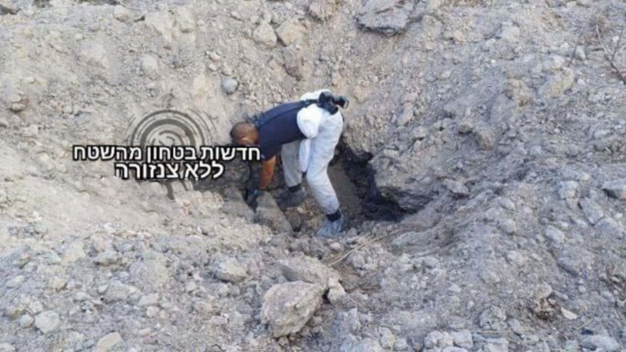 تصویر اولیه از محل اصابت موشک یمنی در تلآویو | عکس