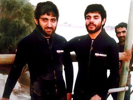 تصاویر جالب احمدینژاد و جلیلی با لباسهای خاص در جبهه