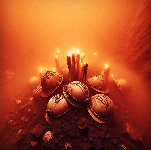 واکنش هنرمندانه کاربران شبکه های اجتماعی به حادثه معدن زغال سنگ طبس | تصاویر