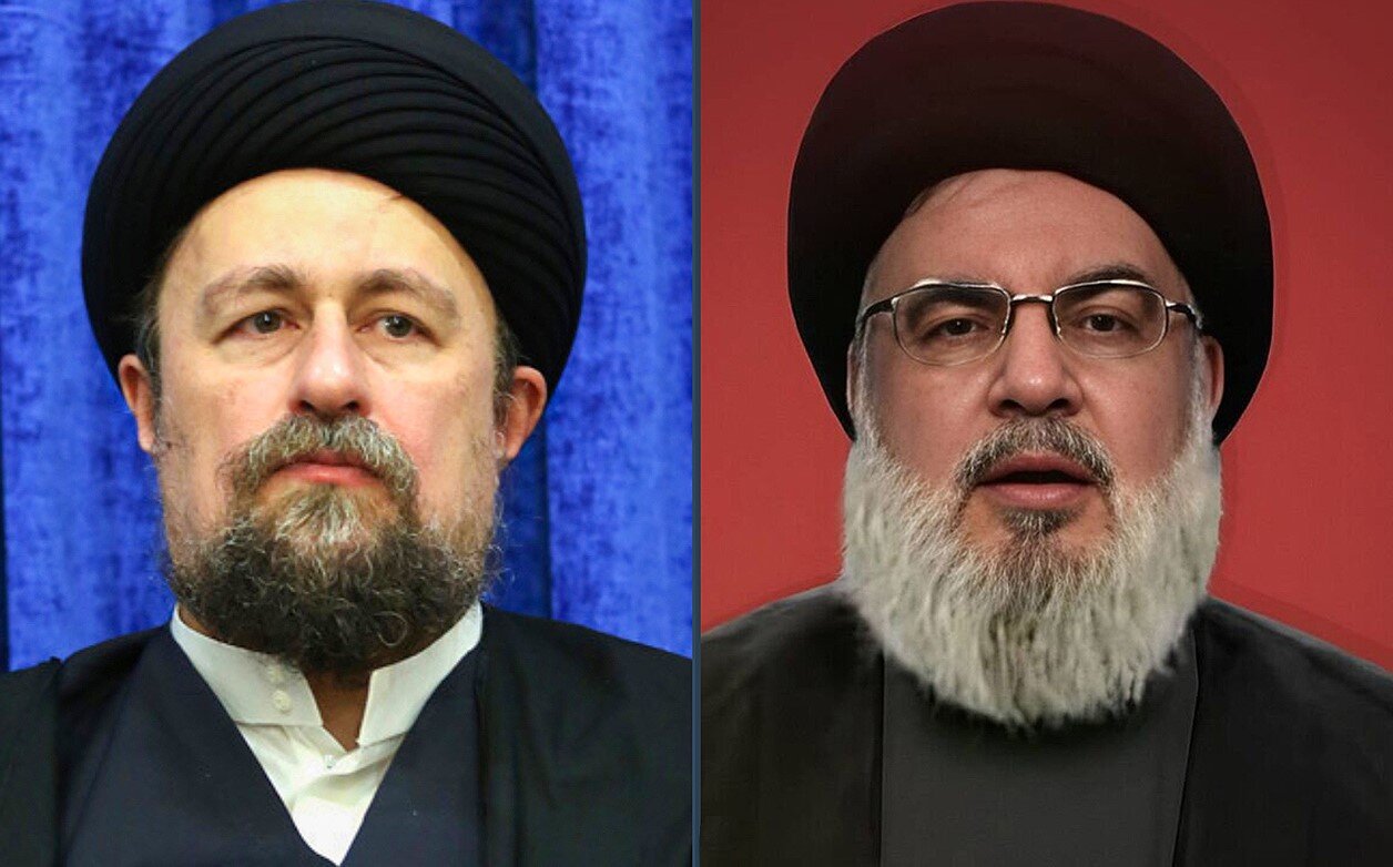 نامه سیدحسن خمینی به سیدحسن نصرالله + عکس | مهیای آنم که در هر سنگری که لازم بدانید همراهتان باشم سیدحسن خمینی و سیدحسن نصرالله