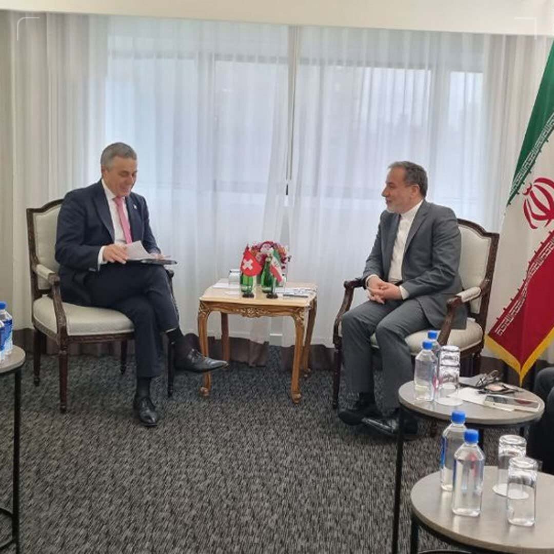 دیدار وزیر خارجه سوئیس با عراقچی | تصاویر