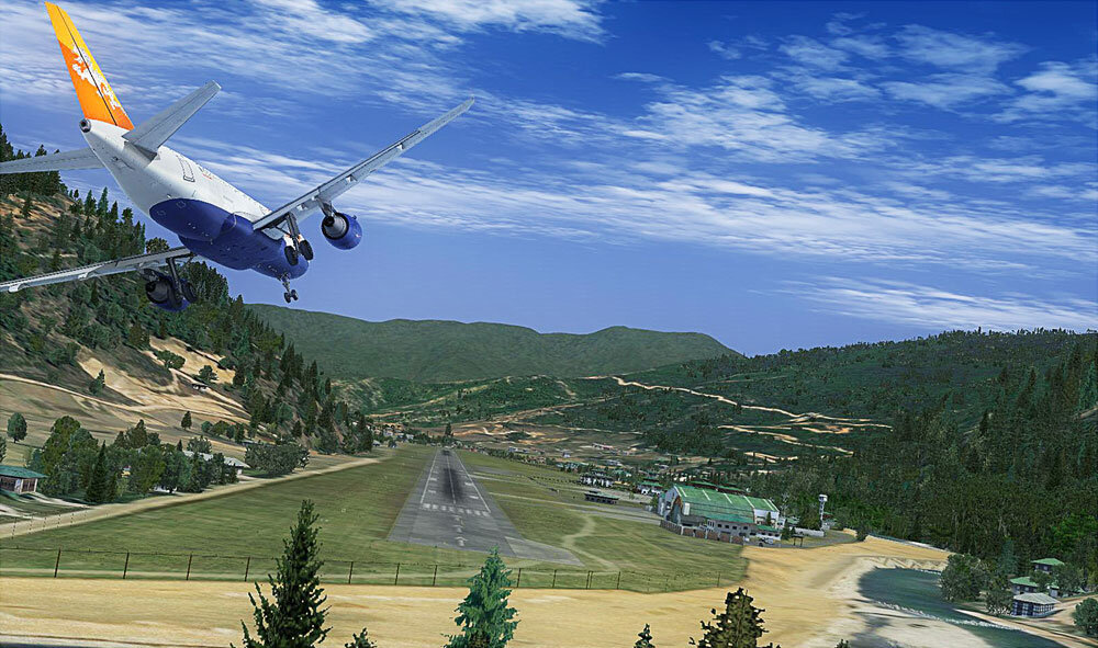 در این فرودگاه تنها ۵۰ خلبان اجازه فرود دارند!