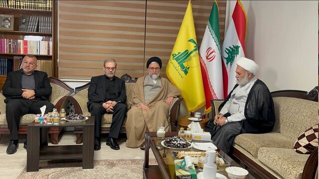 وزیر اطلاعات به دفتر حزبالله رفت + عکس