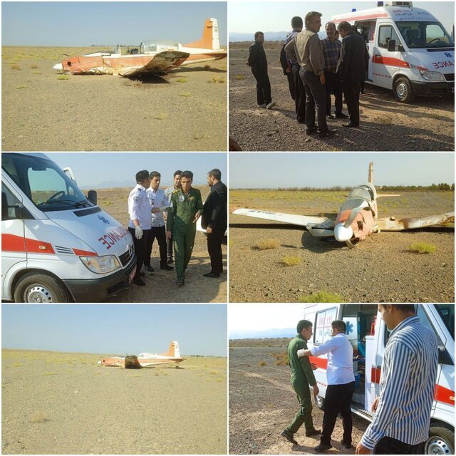 سقوط هواپیمای آموزشی در اصفهان 1 سقوط هواپیمای آموزشی در اصفهان | سرنوشت دو خلبان این هواپیما + تصاویر