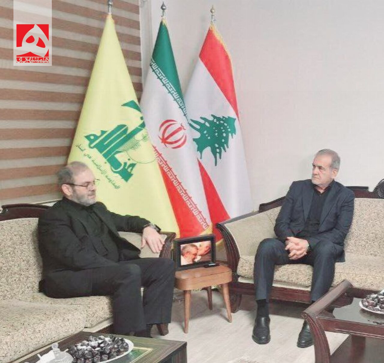 حضور پزشکیان در دفتر حزبالله | ویدئو و عکس