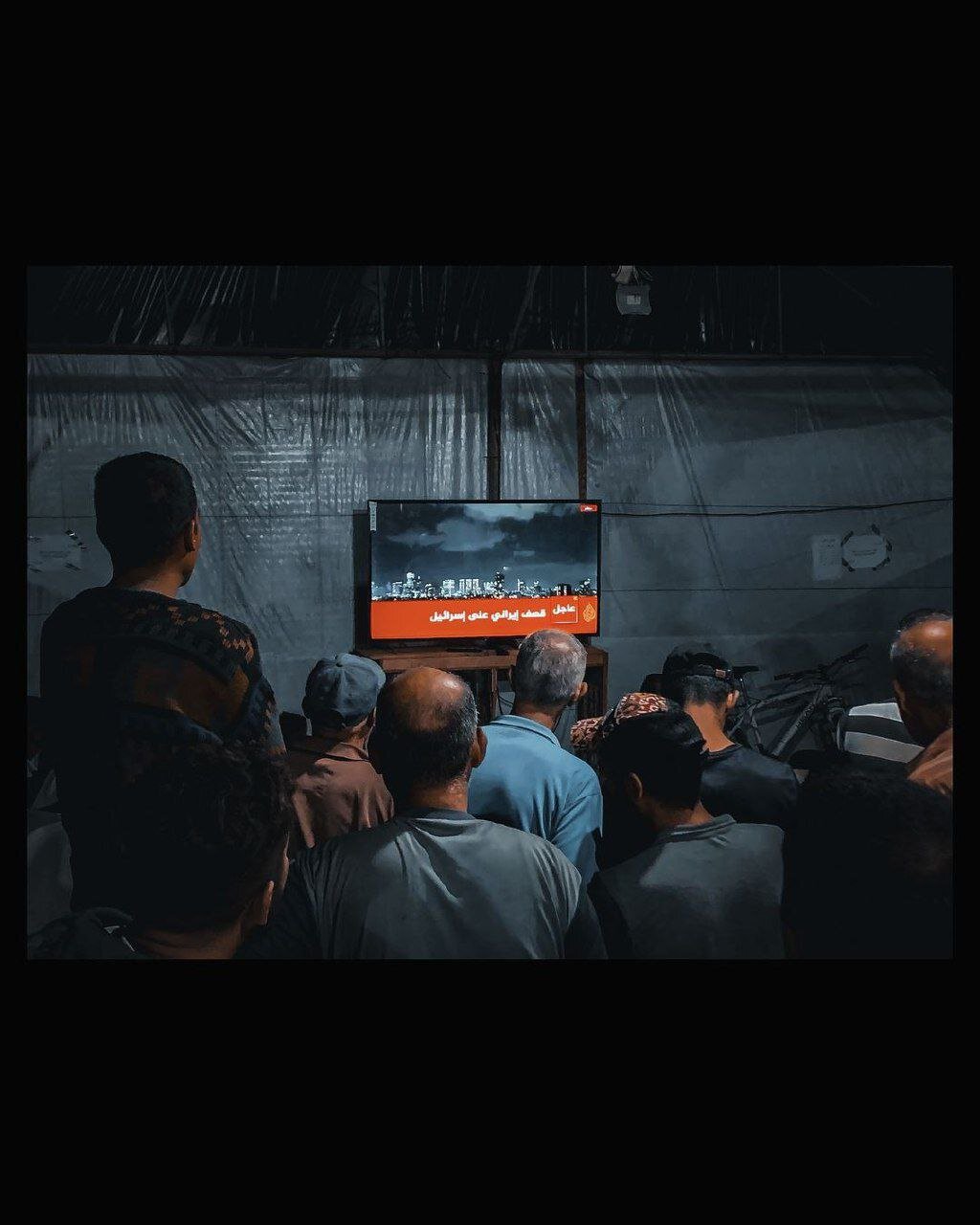 عکسهایی زیبا از پاسخ موشکی ایران که عکاس غزه ای ثبت کرد