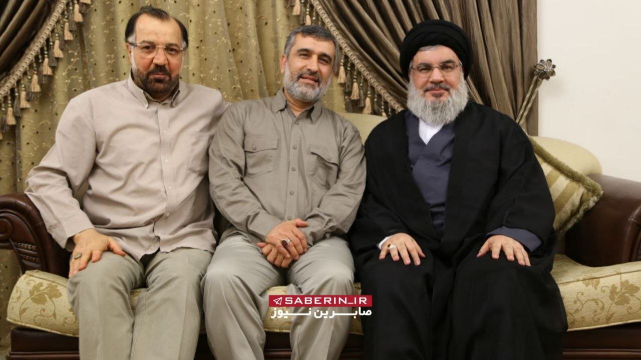 انتشار برای نخستین بار؛ تصویری از سردار امیرعلی حاجیزاده در کنار یاران شهیدش