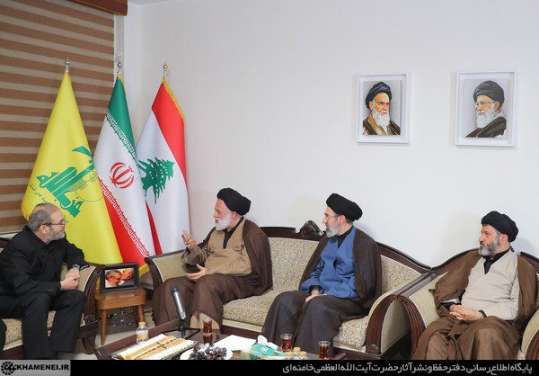 تصاویری از حضور جمعی فرزندان رهبر انقلاب در دفتر حزبالله لبنان