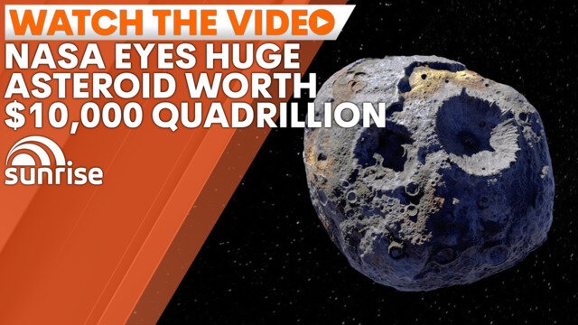 این سیارک طلایی ۱۰۰ هزار کوادریلیون دلار میارزد