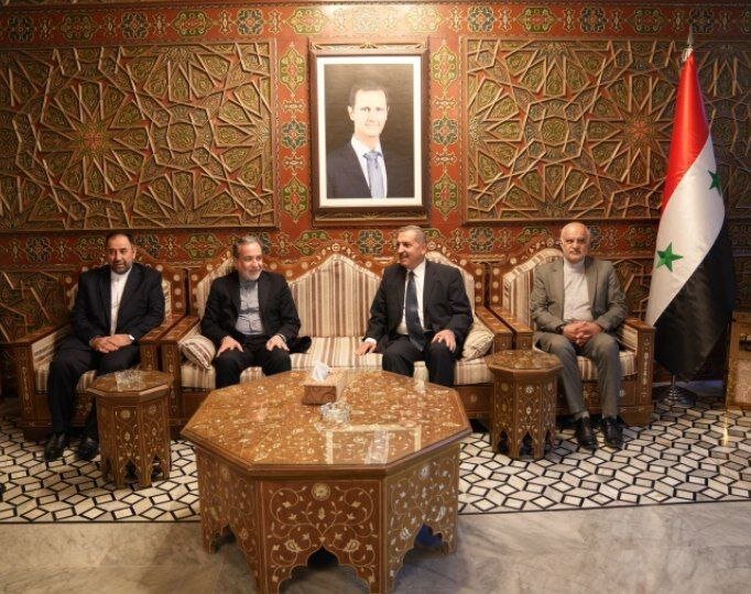 تصاویر استقبال مقامهای عالیرتبه سوریه از عباس عراقچی در دمشق