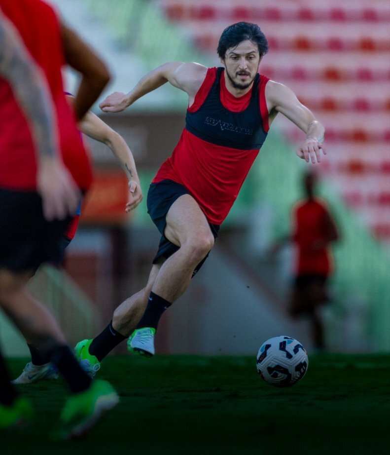 عکس | بازگشت سردار آزمون به تمرینات اماراتیها