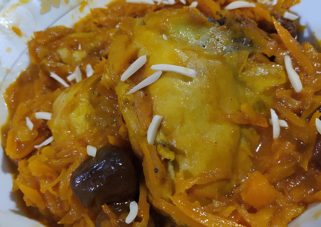 خورشت هویچ و پرتقال