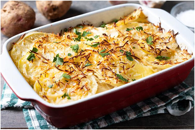 لیست غذاهای سریع با سیب زمینی و نان