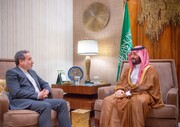 تصاویر دیدار عراقچی با بن سلمان