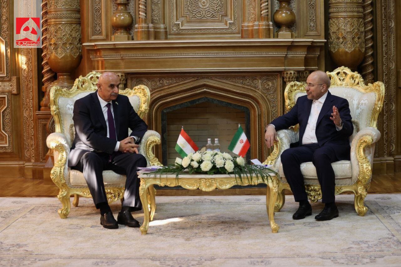 دیدار رؤسای مجلس ایران و تاجیکستان در دوشنبه + عکس | رستم امامعلی: ایران برای گسترش تعاملات با کشورهای دوست و برادر ارزش زیادی قائل است