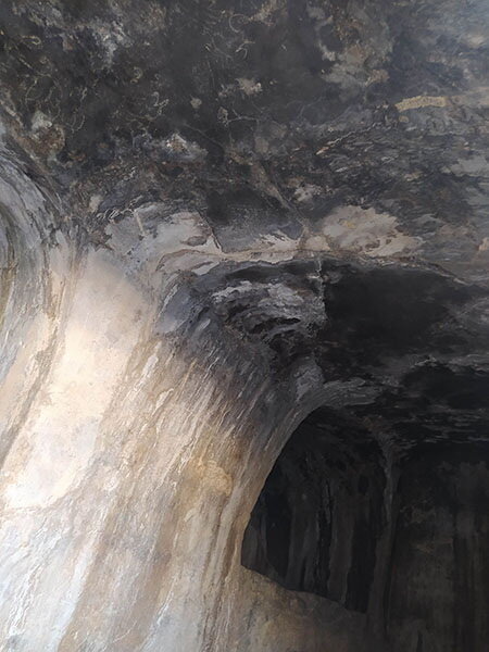 وضعیت وخیم سقف آرامگاه پادشاه هخامنشی | تصاویر