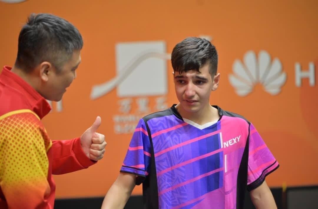 اشکهای نابغه پینگ پنگ کشورمان بعد از باخت