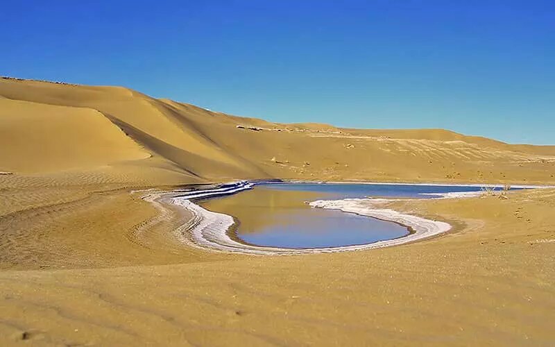 اینجا کویر مصر در ایران است | جاذبه ای بکر در دل اصفهان