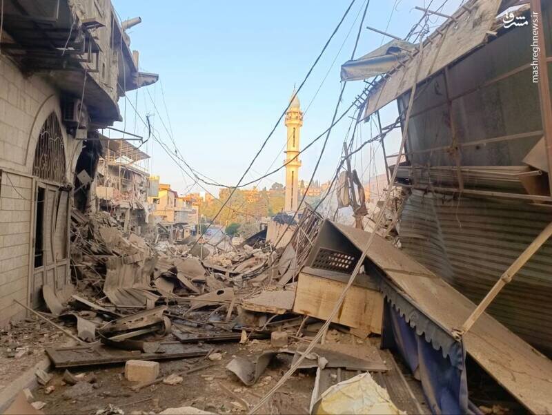 حال و روز بازار نبطیه لبنان بعد از بمباران | تصاویر